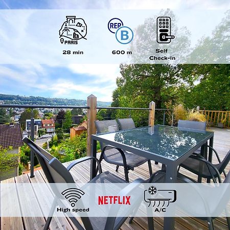 Le Bellevue - Beaux Appartements Avec Vue Splendide Palaiseau Luaran gambar